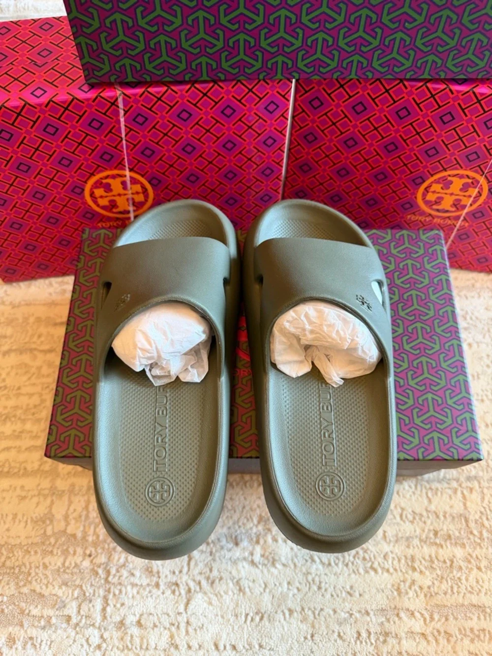 Tory Burch Shower Slide Sandals